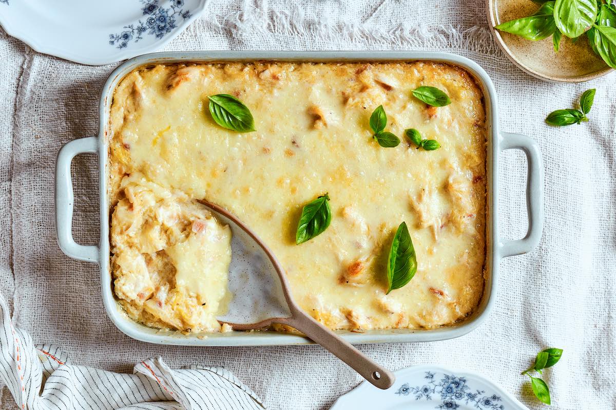 baked spaghetti squash casserole.