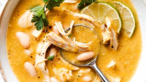 Instant Pot white Chicken Chili recipe.