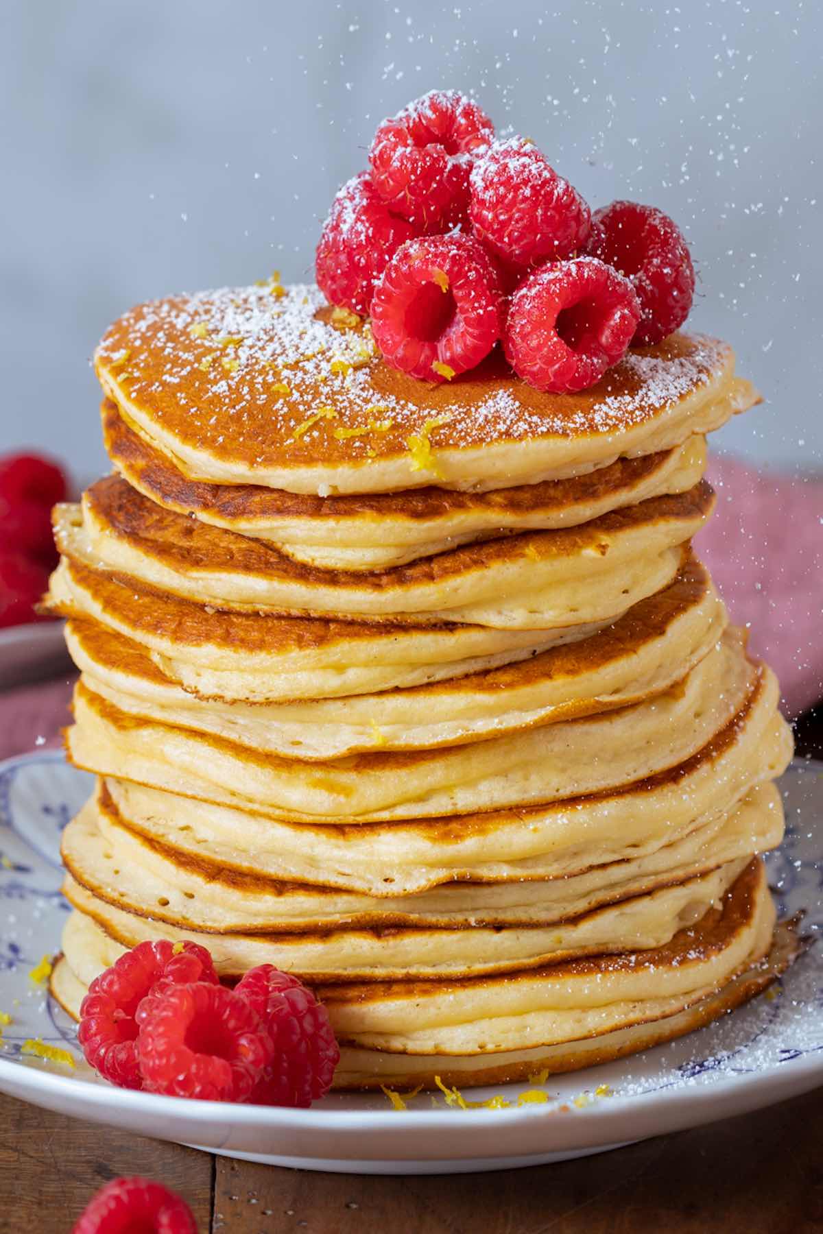 lemon ricotta pancakes.