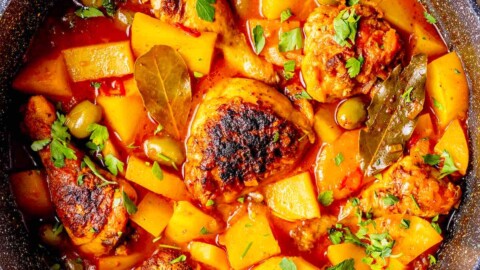 pollo guisado recipe.