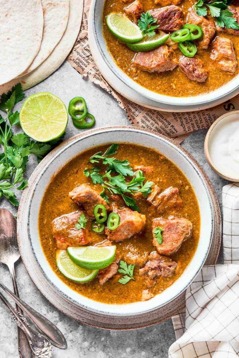 Pork Green Chili {MeltInYourMouth} The Big Man's World