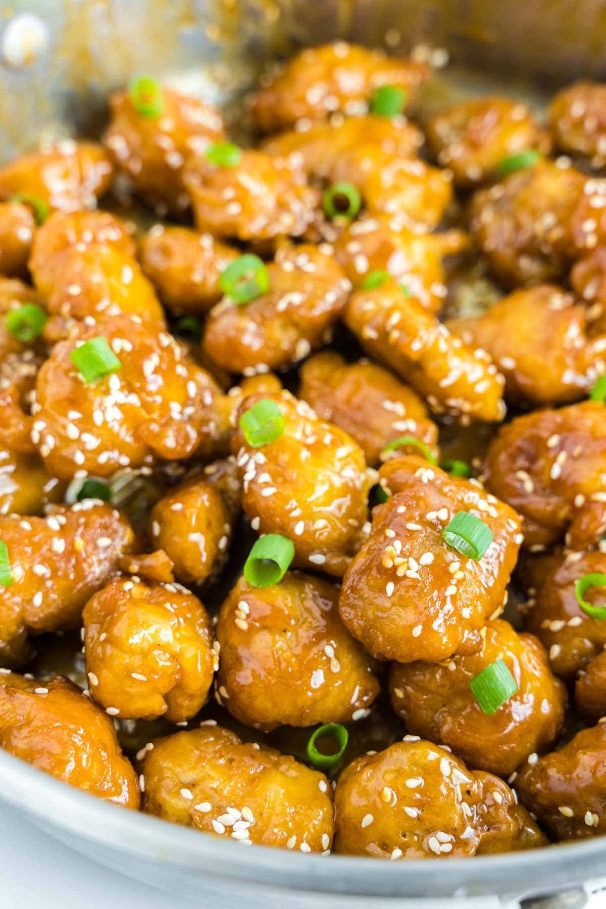 sesame chicken.