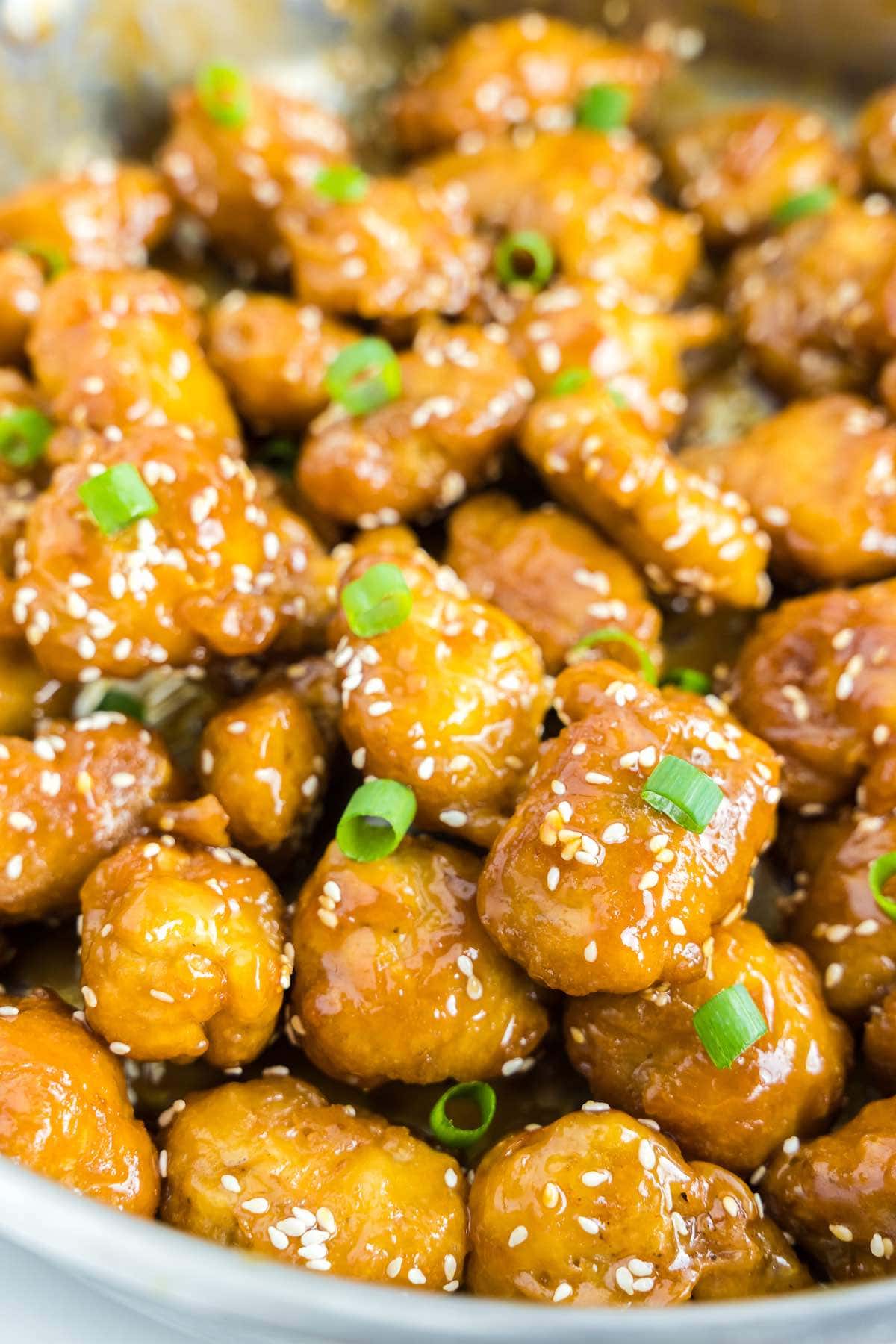 homemade sesame chicken.