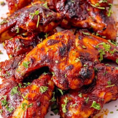 smoked chicken wings recipe.