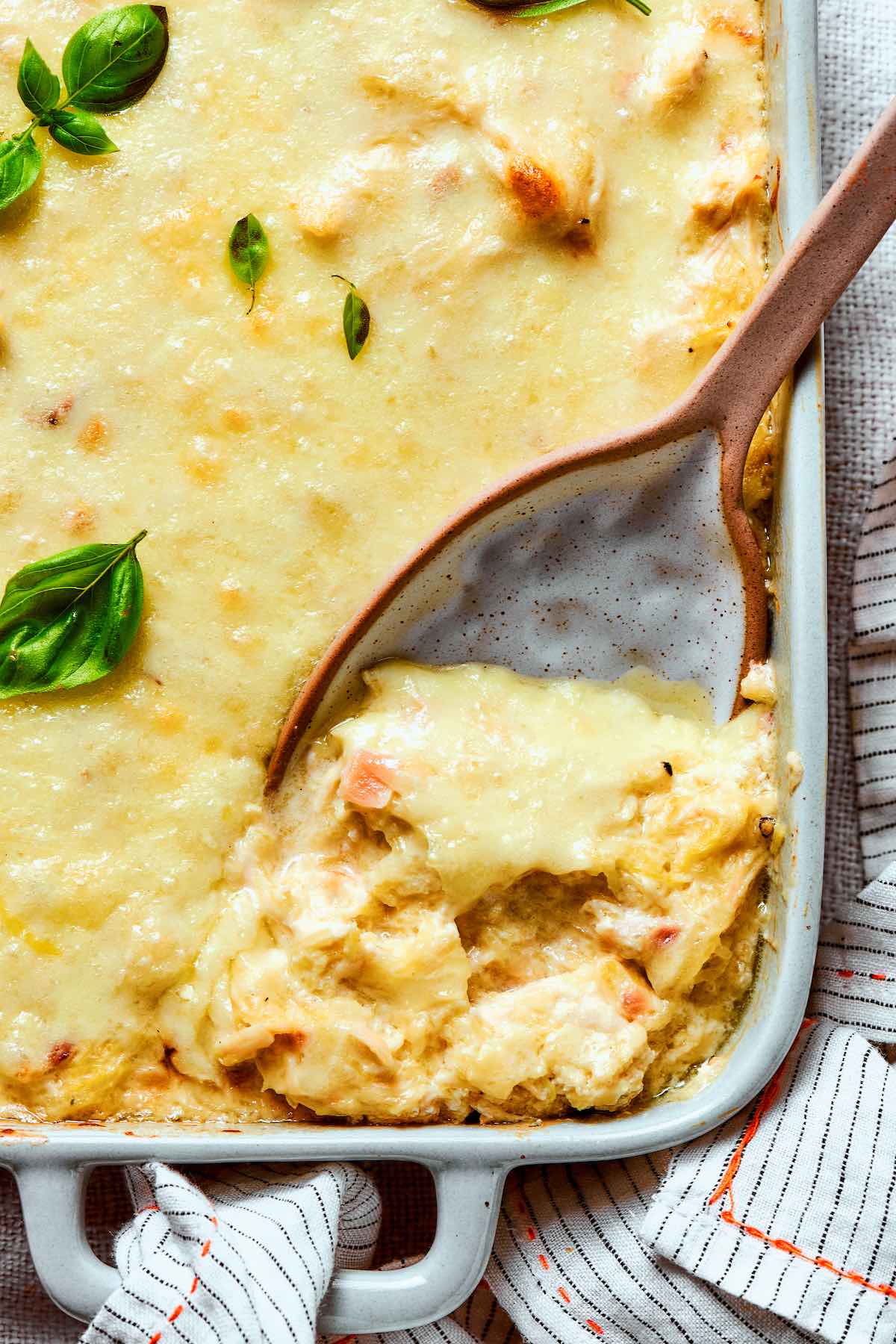 casserole with spaghetti squash.