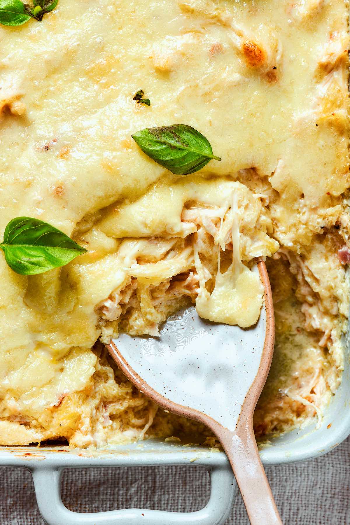 cheesy spaghetti squash casserole.