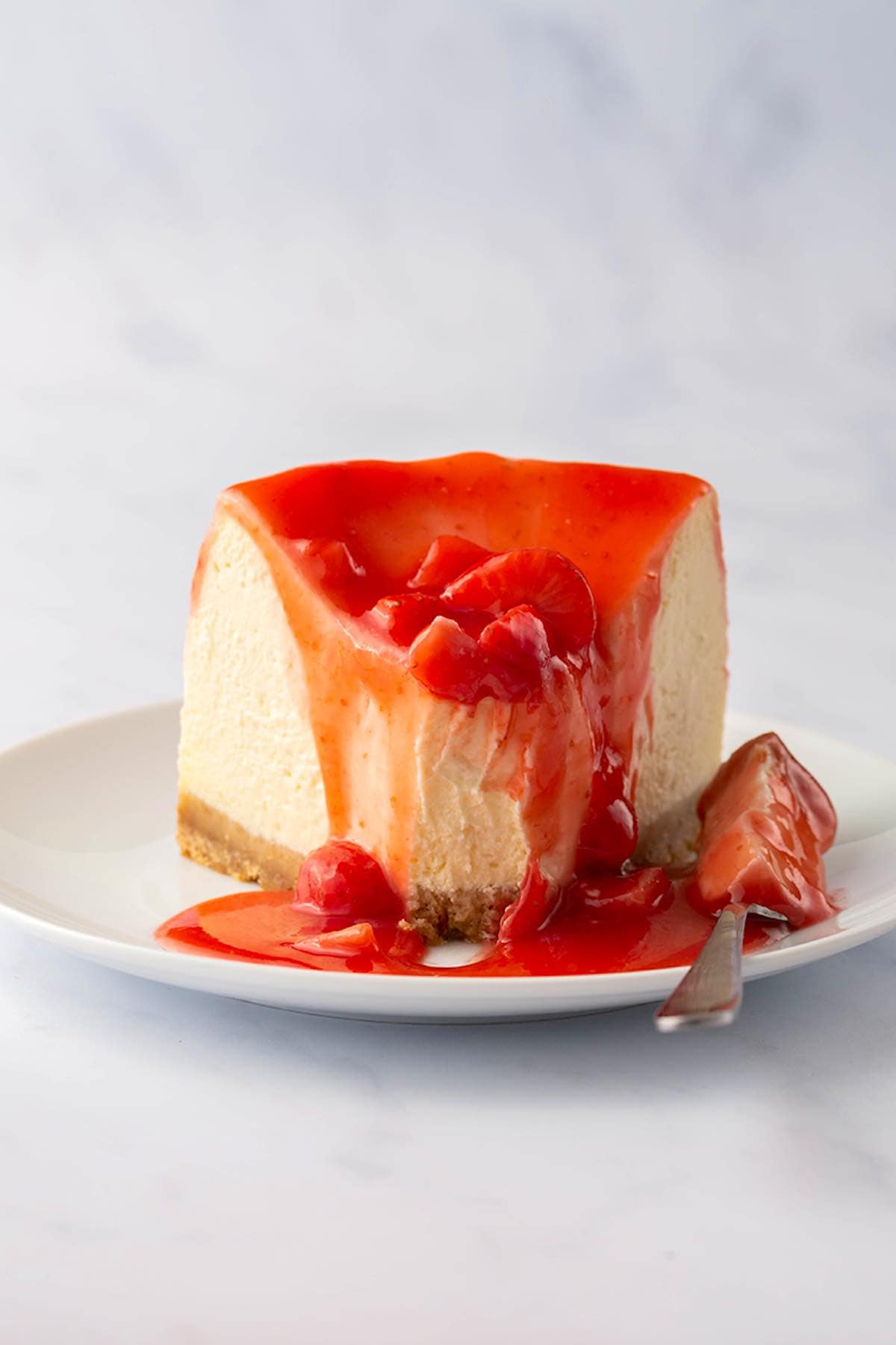 strawberry cheesecake.