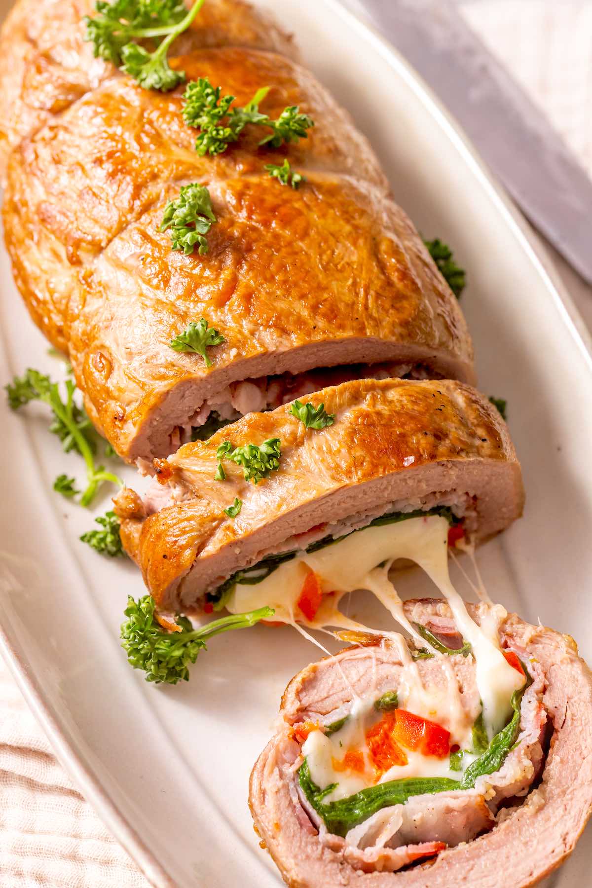 stuffed pork.