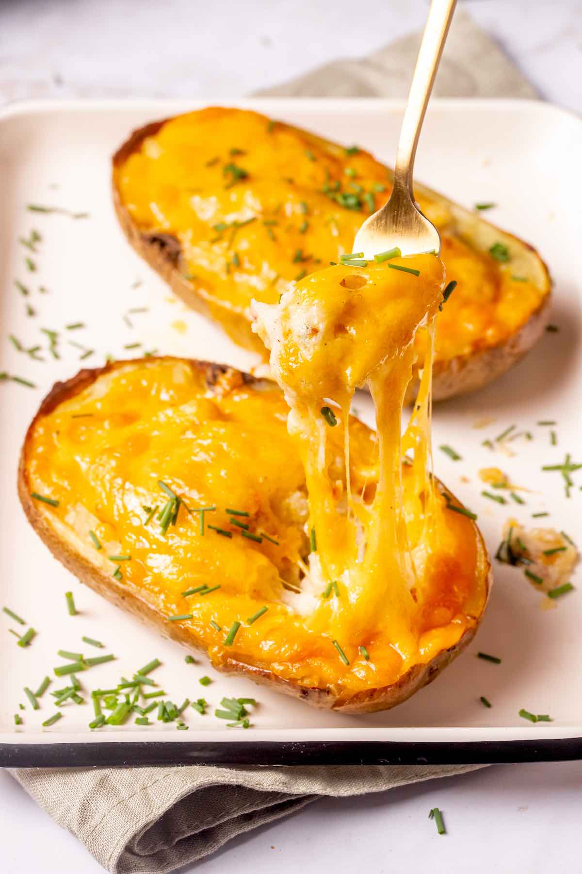 stuffed baked potatoes.