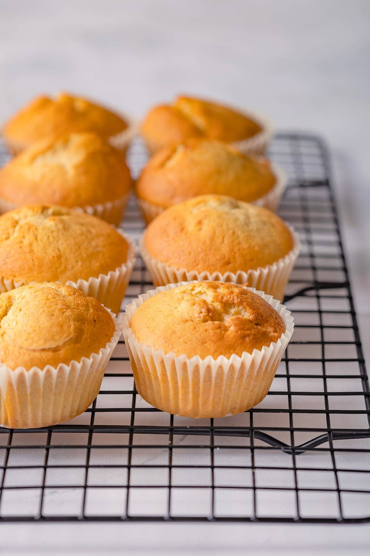 4 ingredient banana muffins.