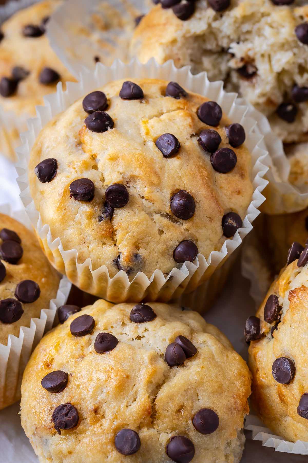 Greek yogurt banana muffins.