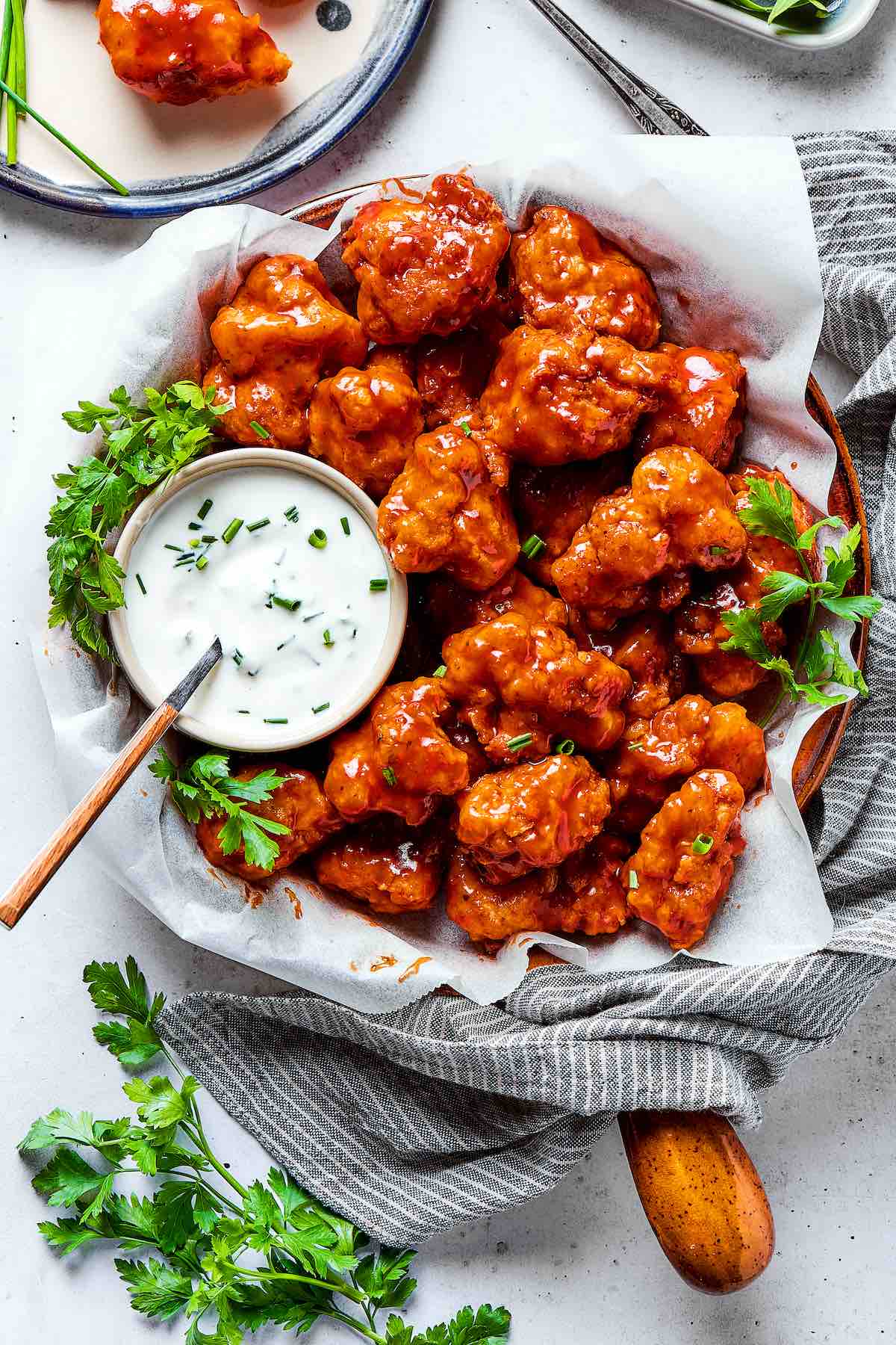 boneless chicken wings.