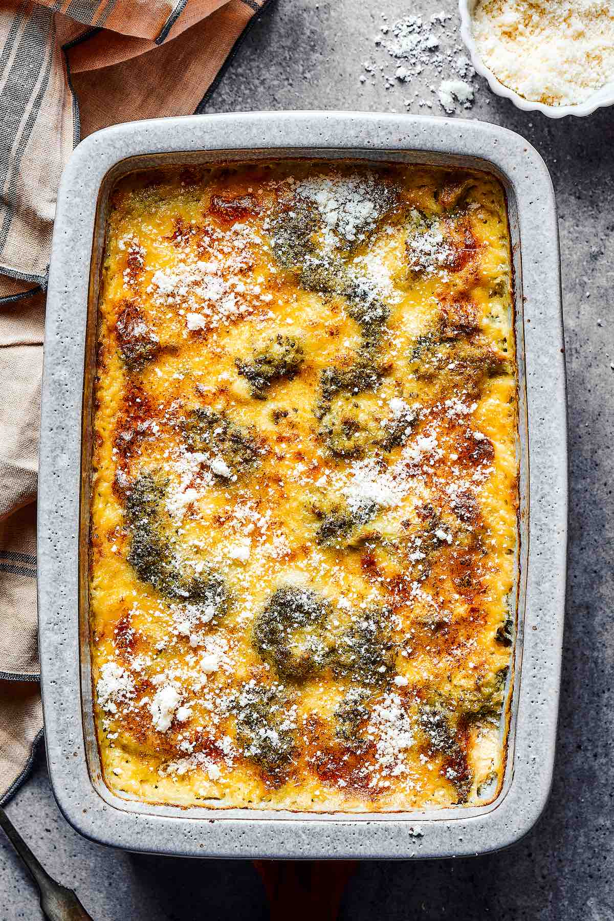 cheesy broccoli rice casserole.