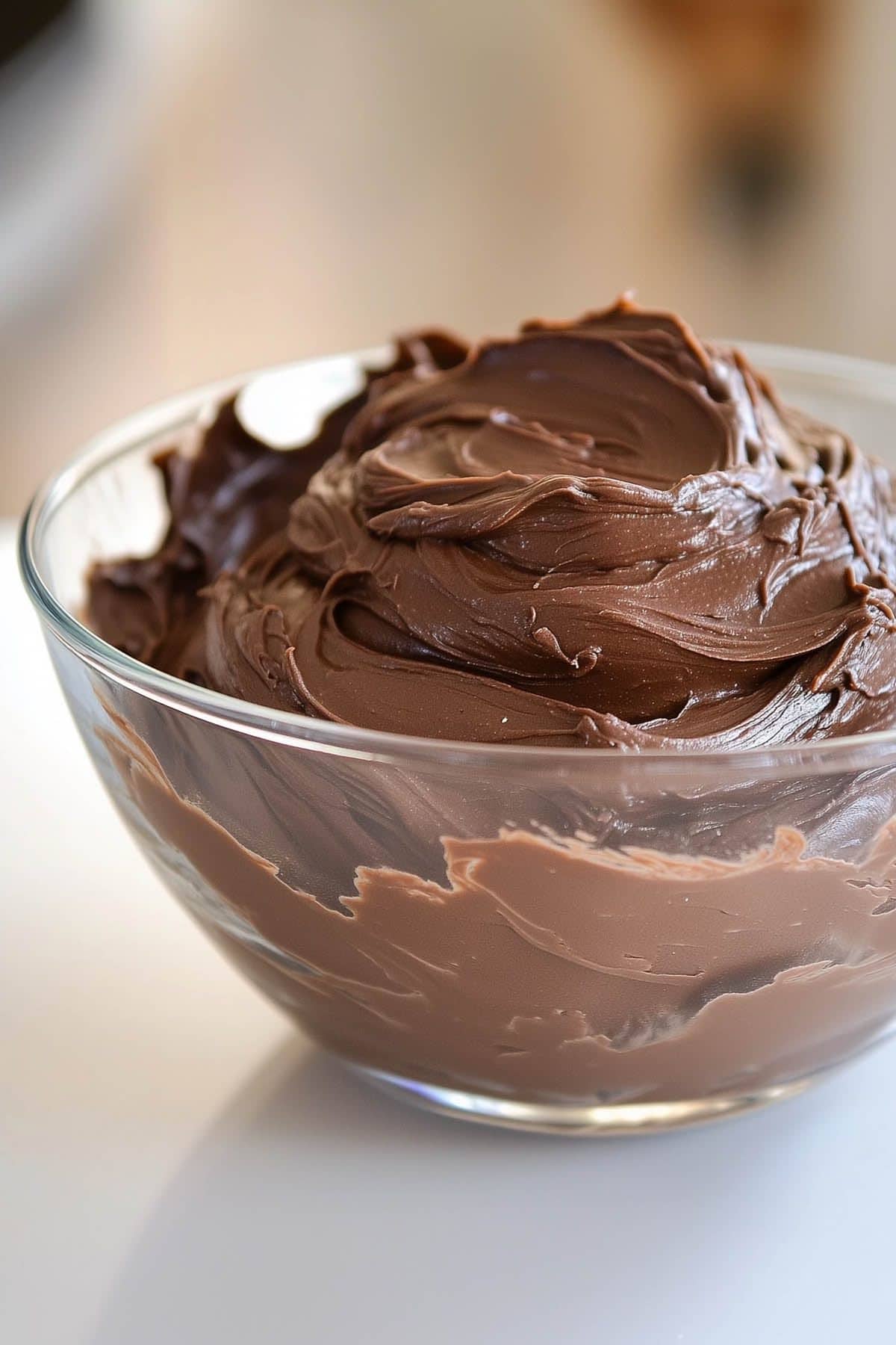 healthy frosting in a bowl.