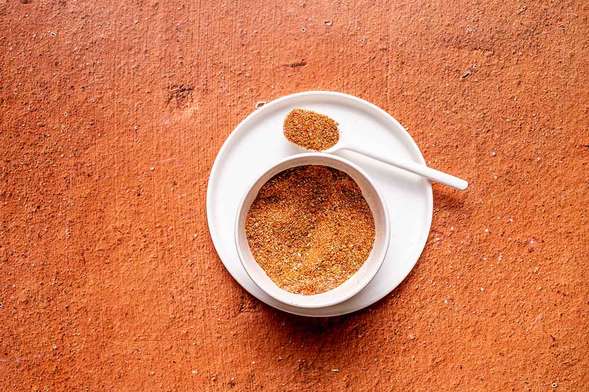 turkey seasoning mixture in a bowl.