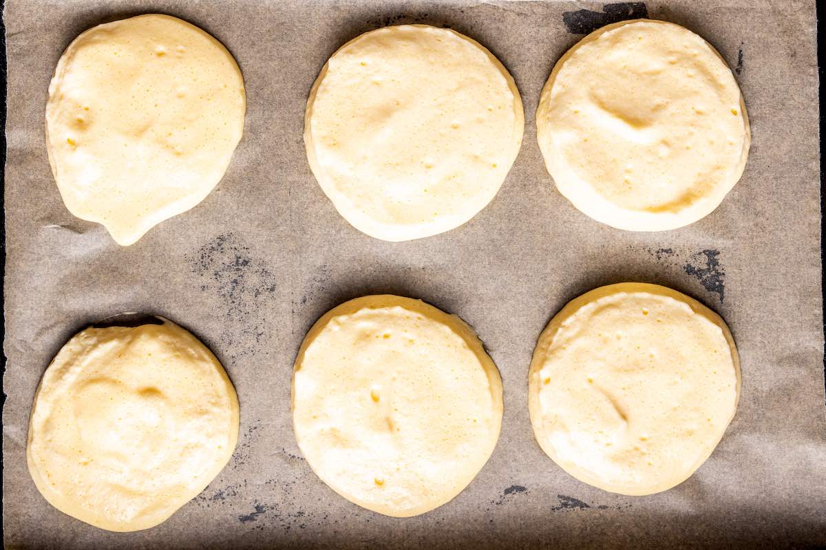 ready to bake cloud bread.