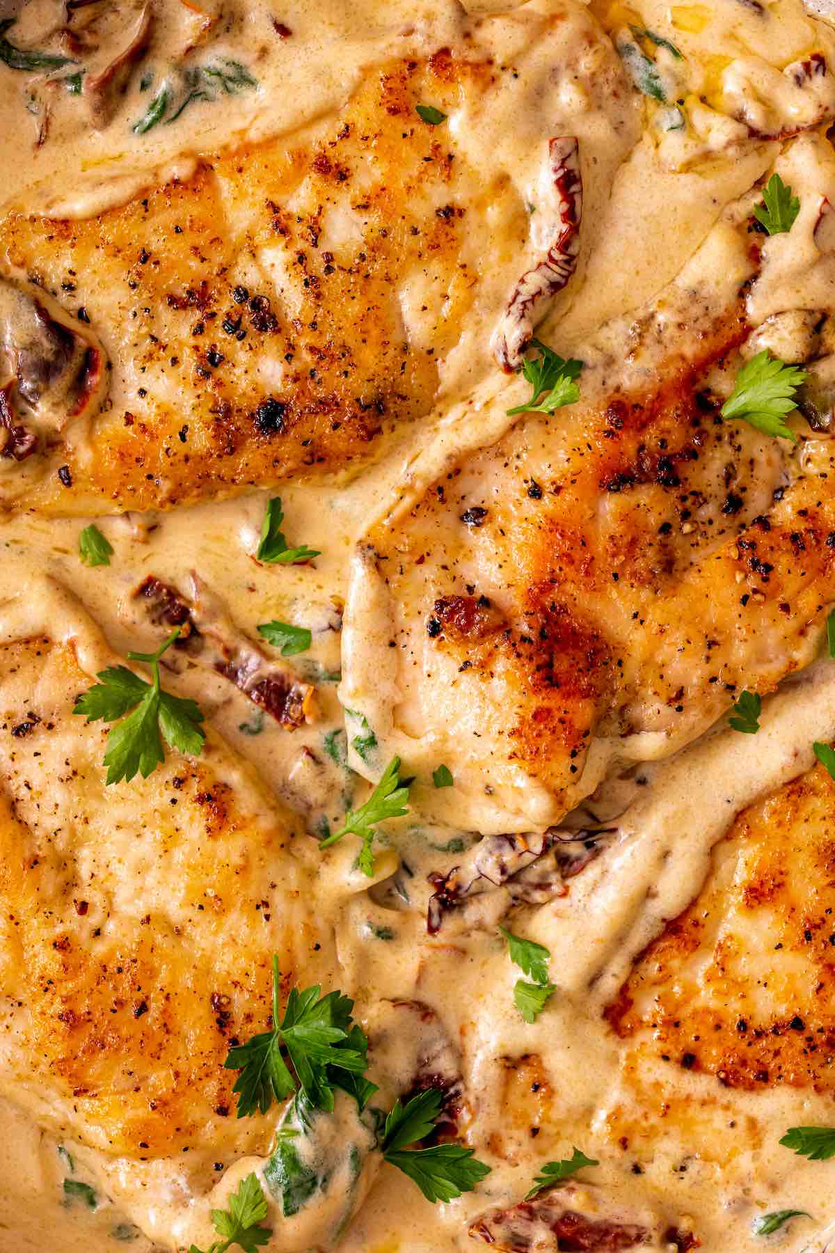 creamy marry me chicken.