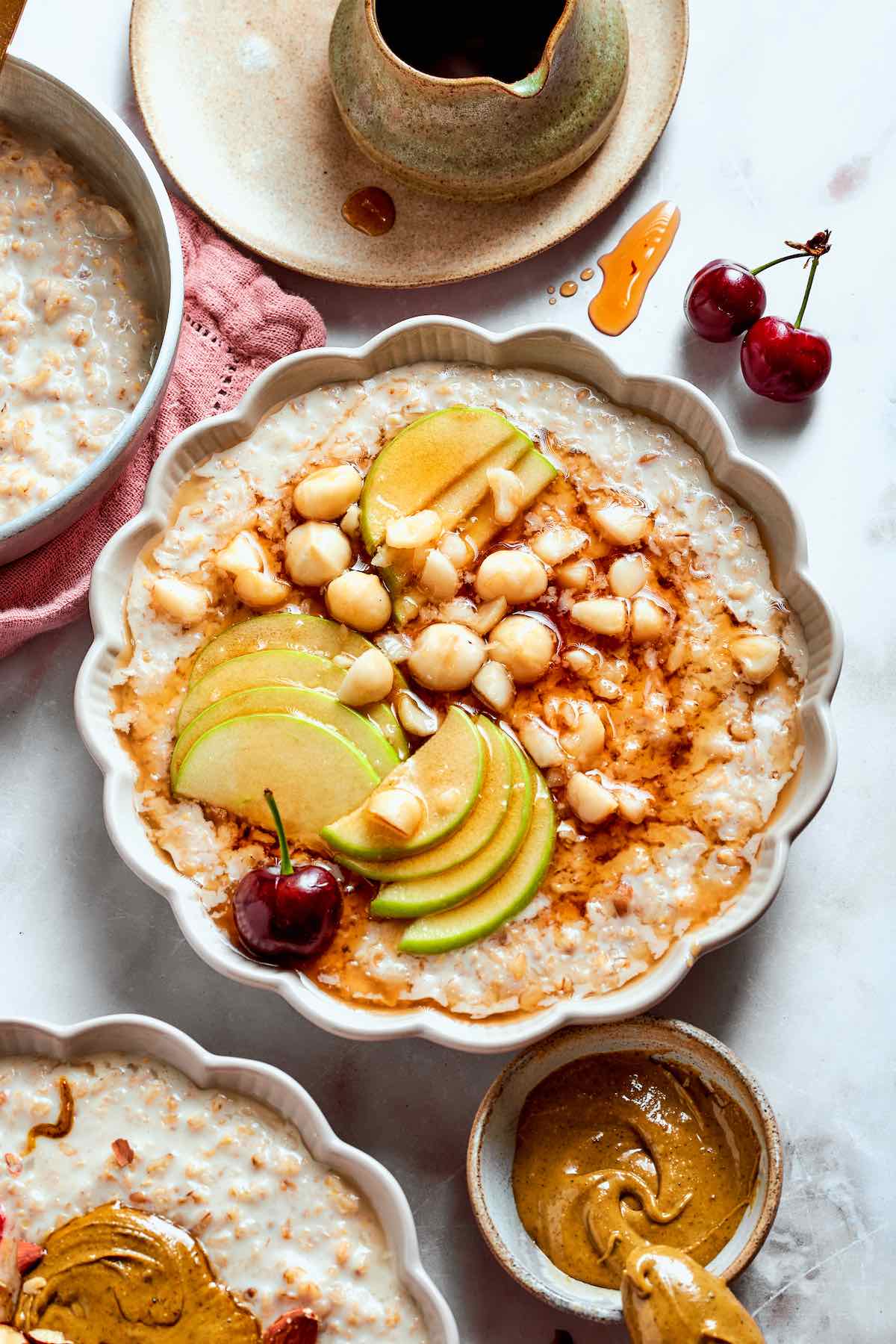 steel cut overnight oats.