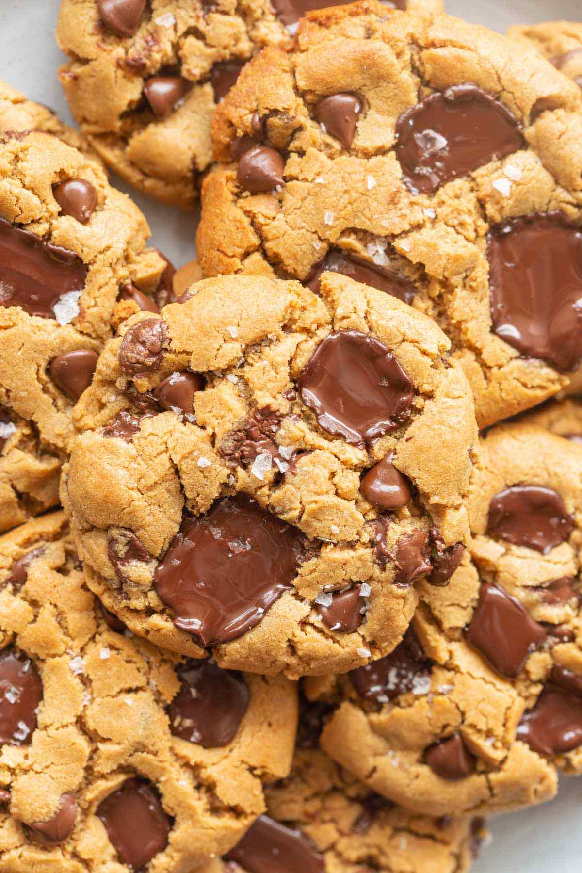 peanut butter chocolate chip cookies.