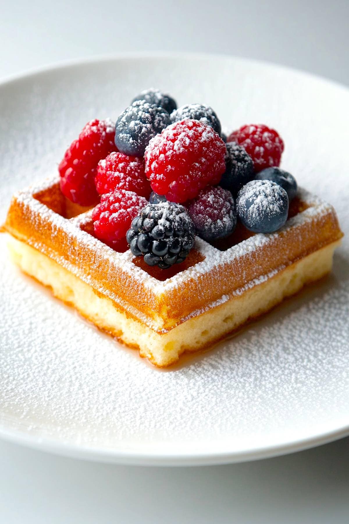 protein powder waffles.