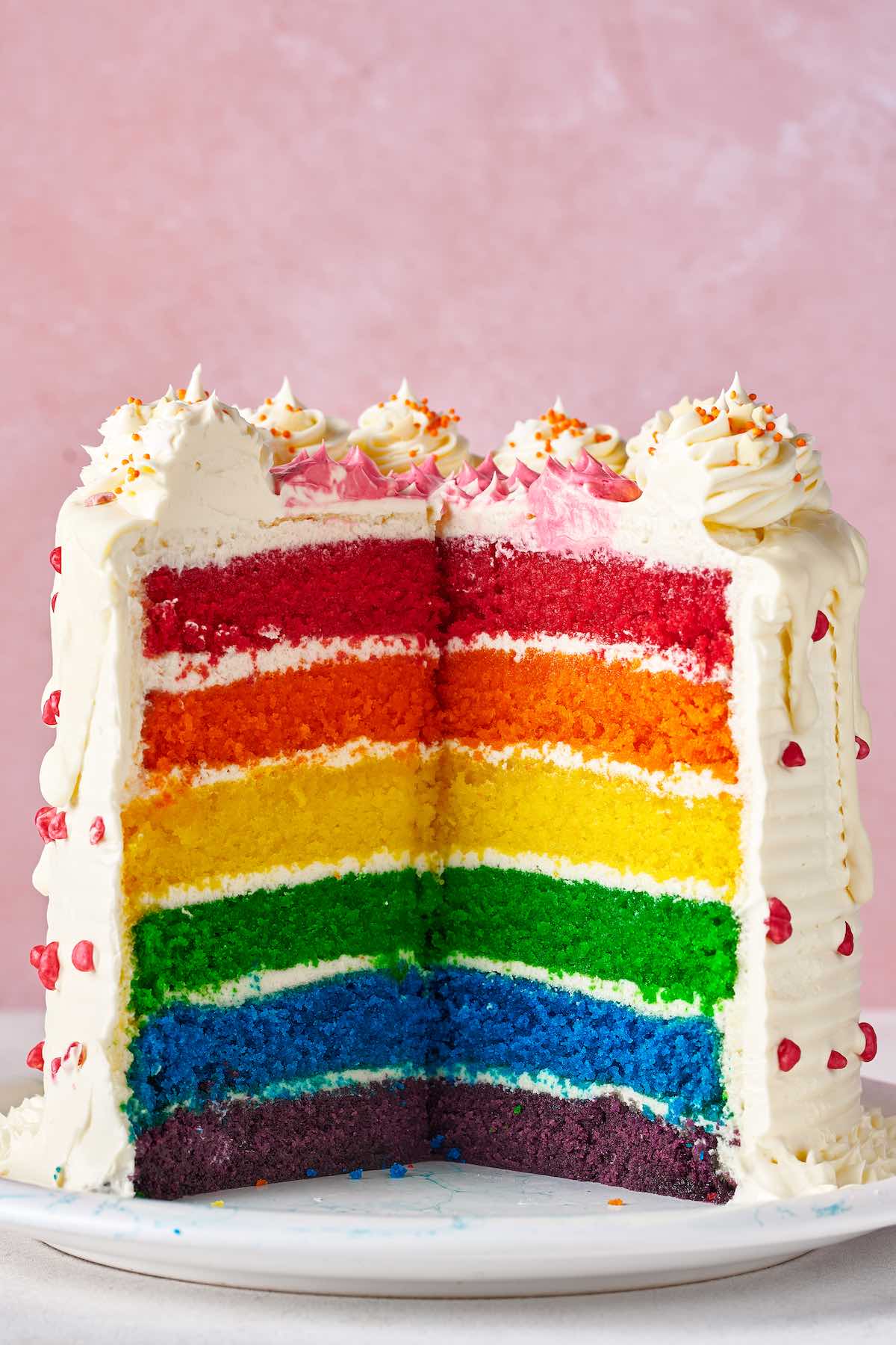 rainbow cake.