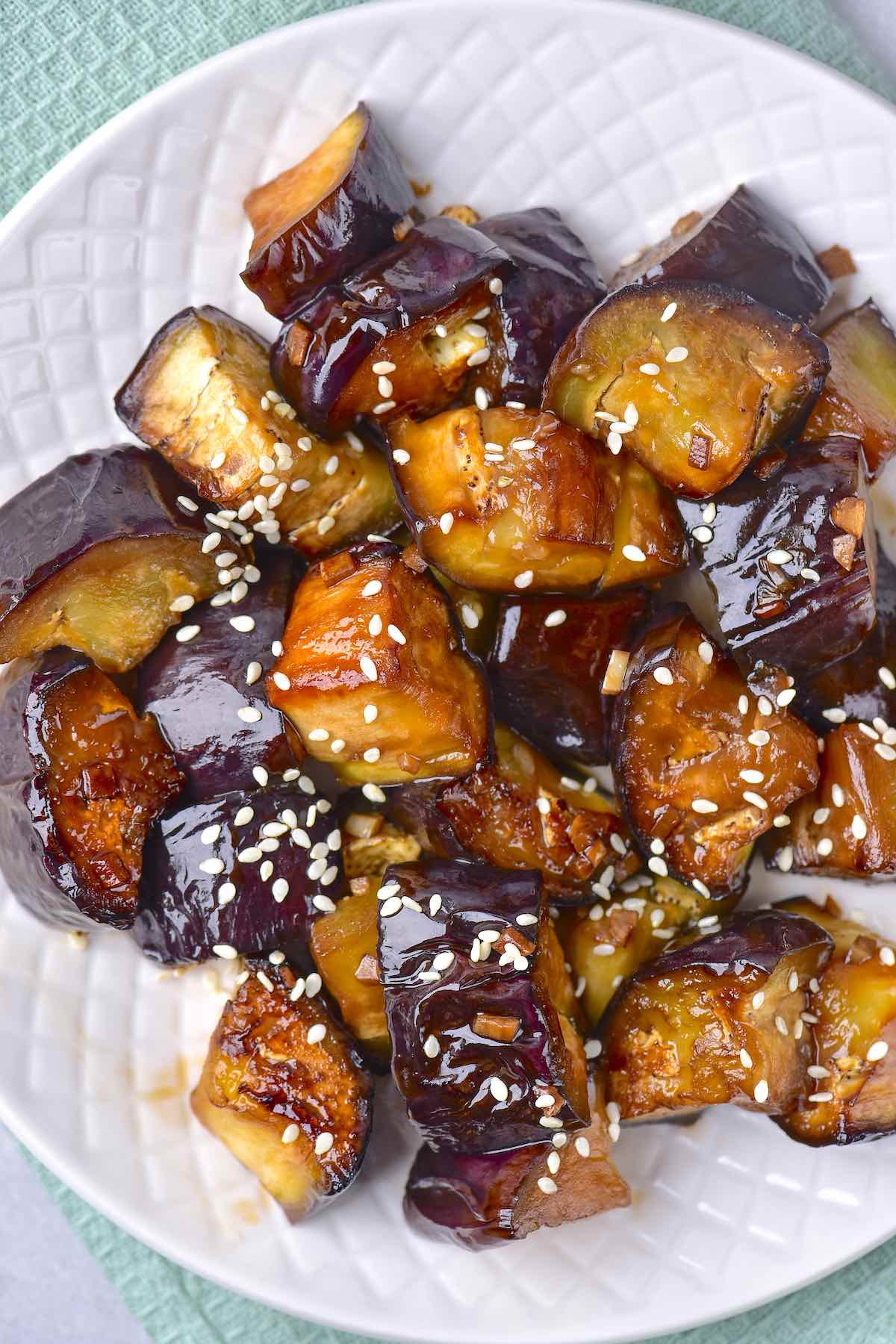 sauteed eggplant.