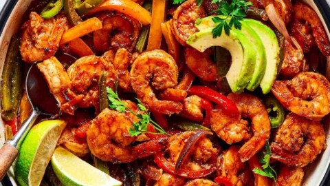 shrimp fajitas recipe.