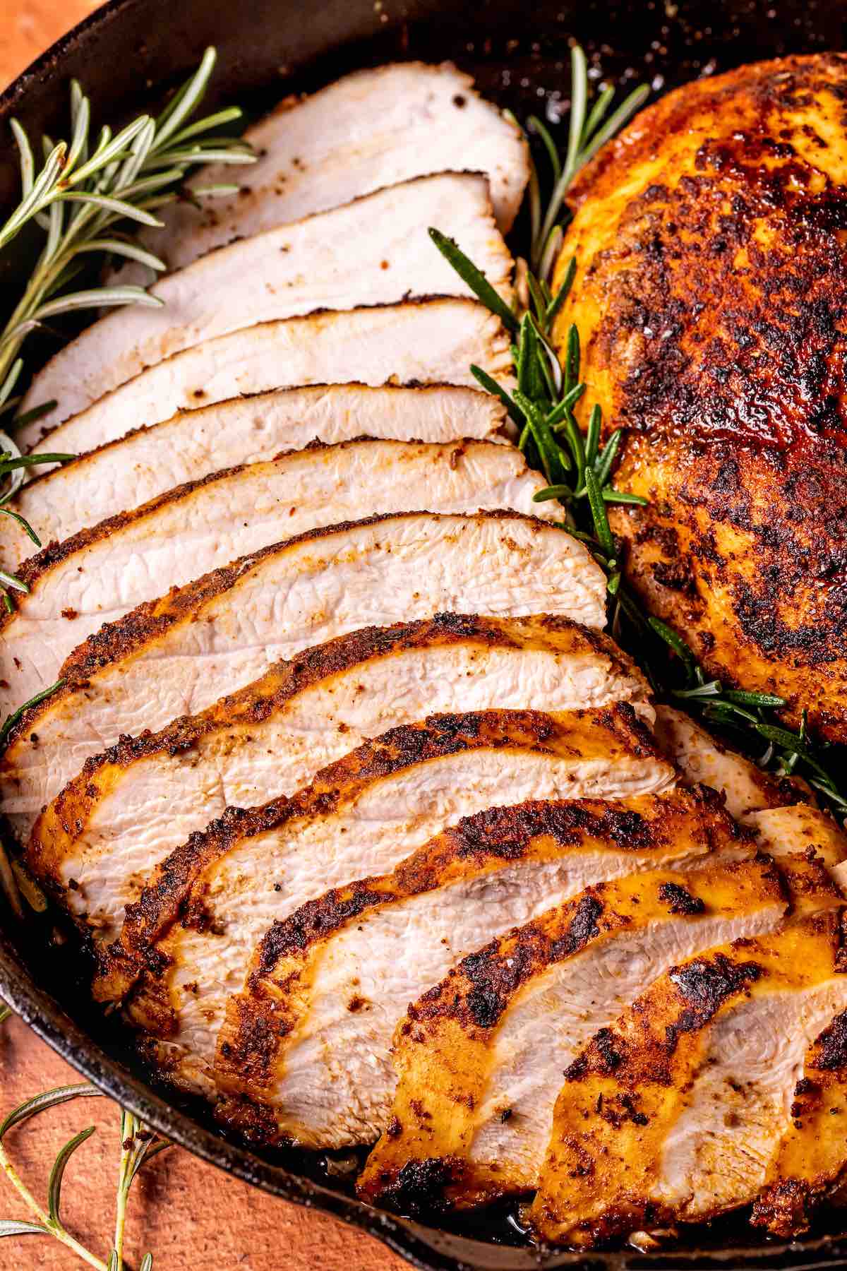 roasted turkey tenderloin.