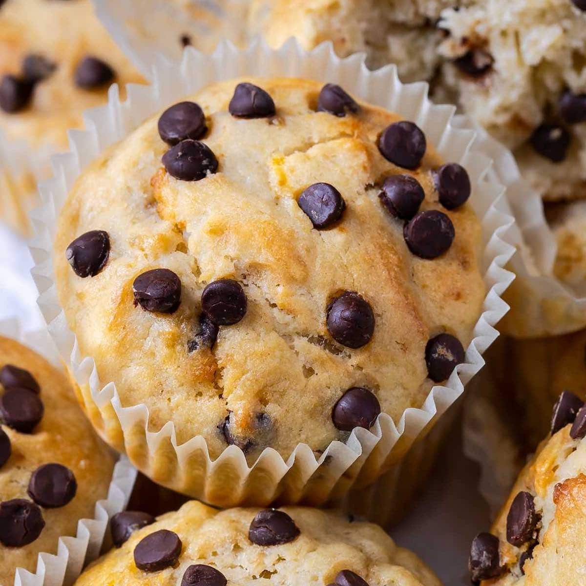 Greek Yogurt Banana Muffins