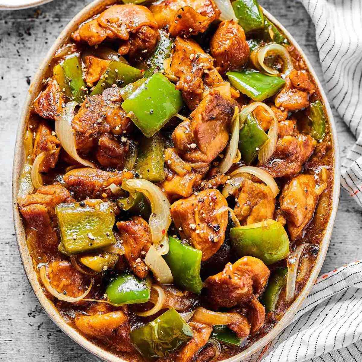 Black Pepper Chicken