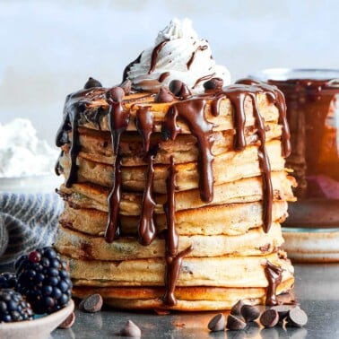 chocolate chip pancakes recipe.