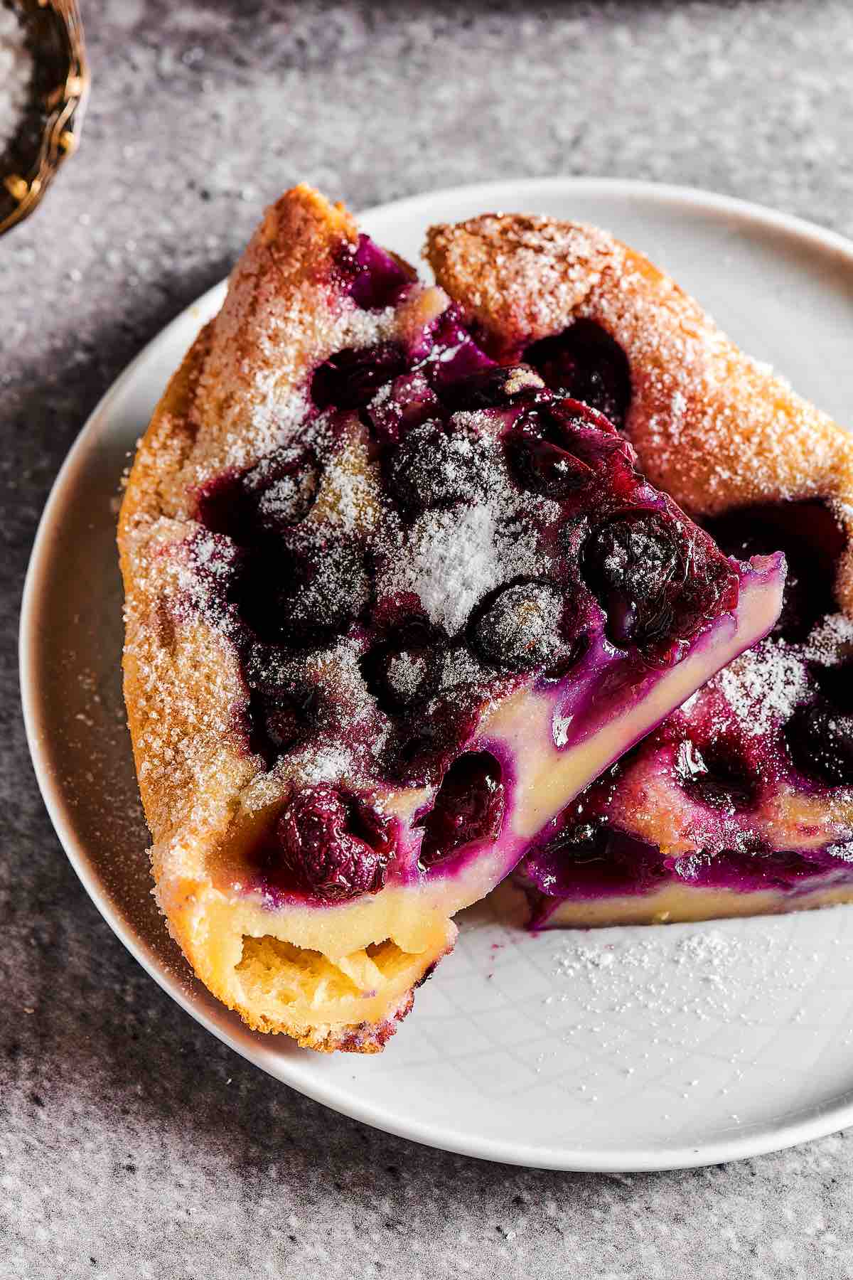 cherry clafoutis.