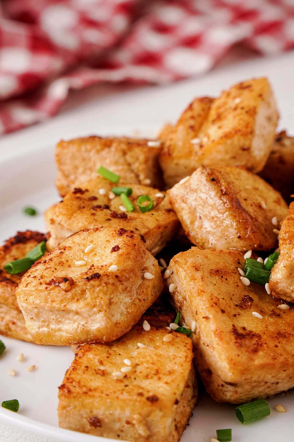 fried tofu.