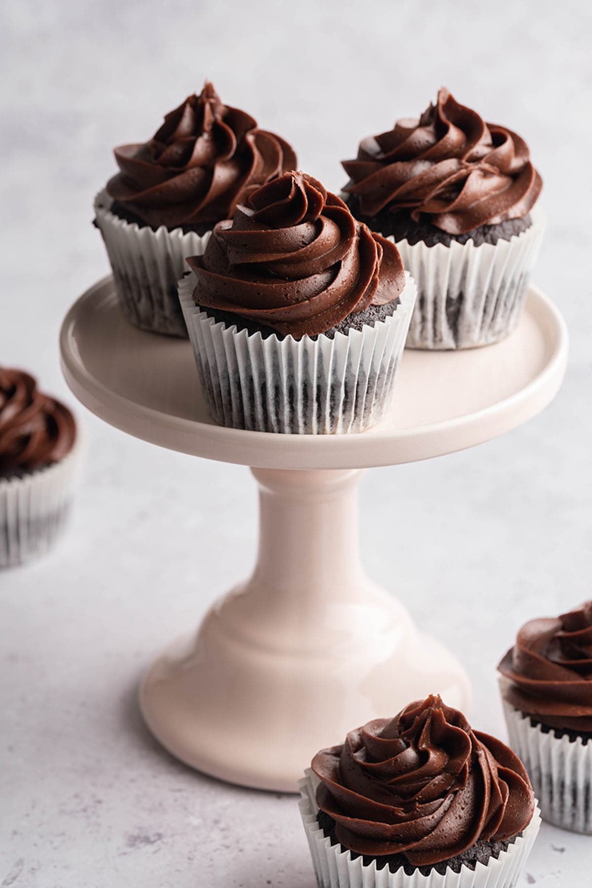 healthy chocolate cupcakes.