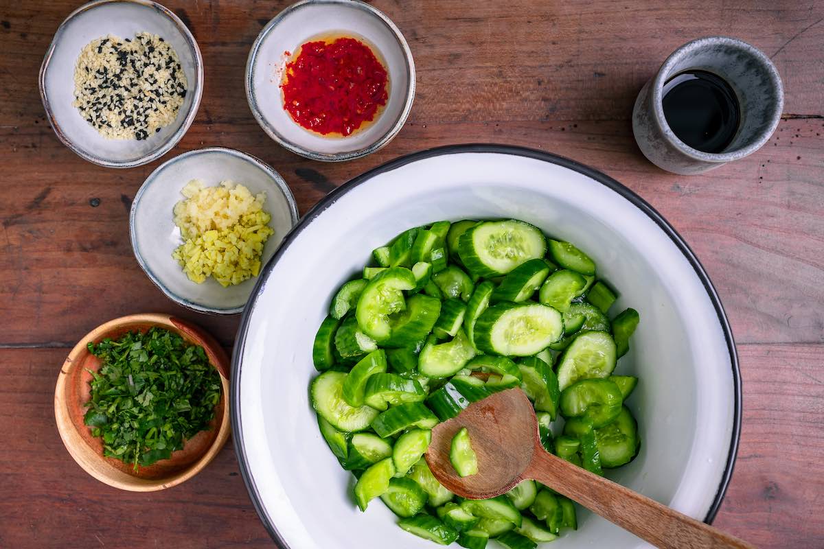 cucumber salad dressing.