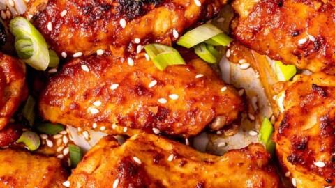 korean chicken wings recipe.
