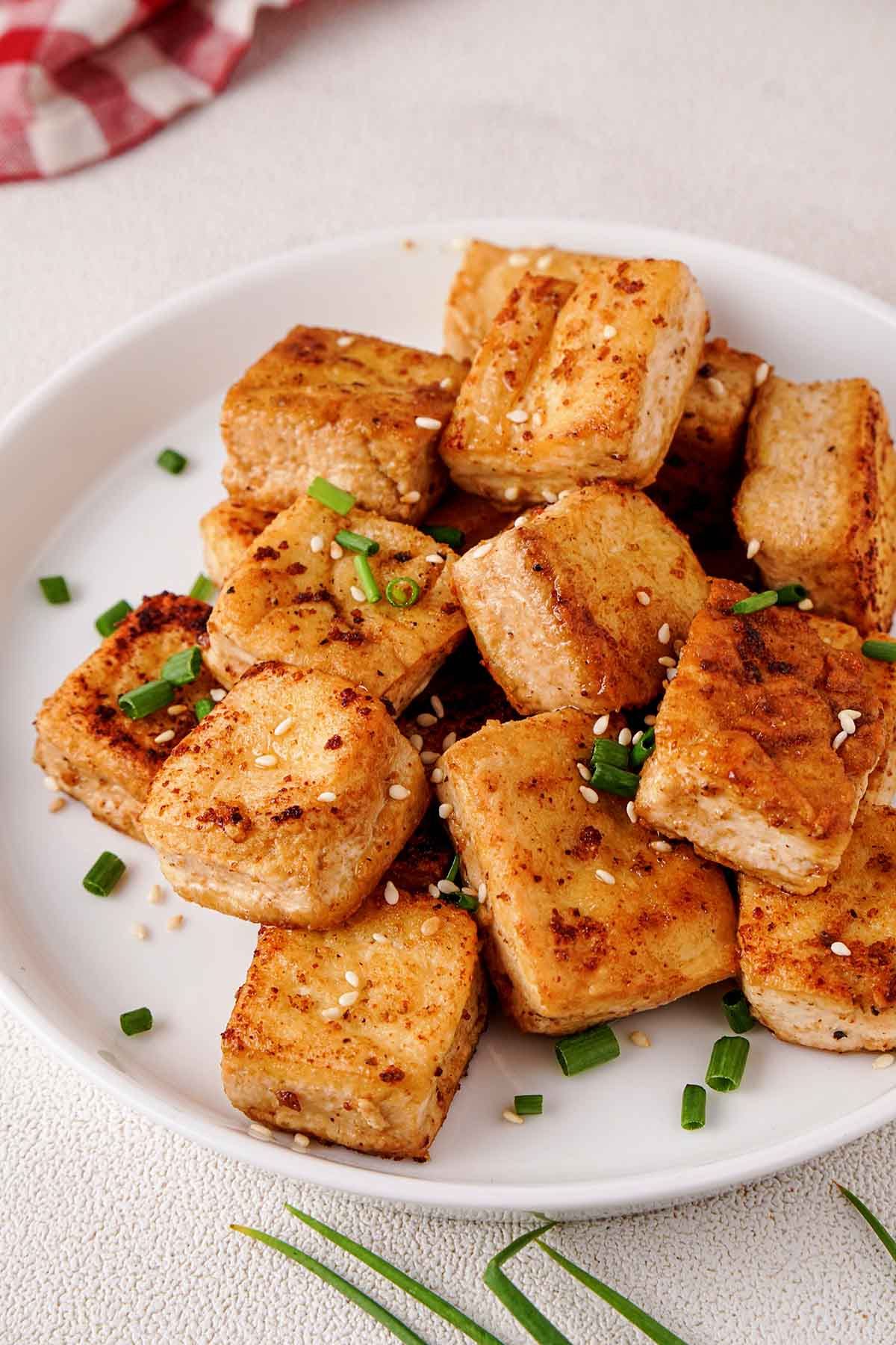 pan fried tofu.