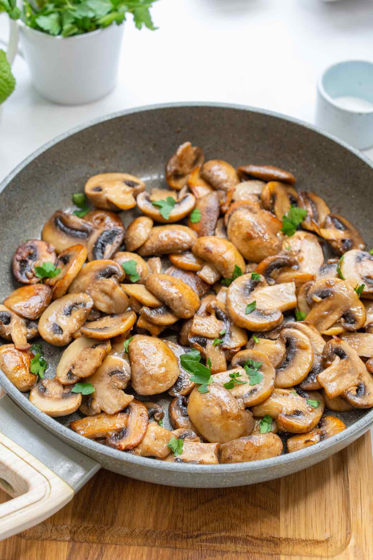 sauteed mushrooms.