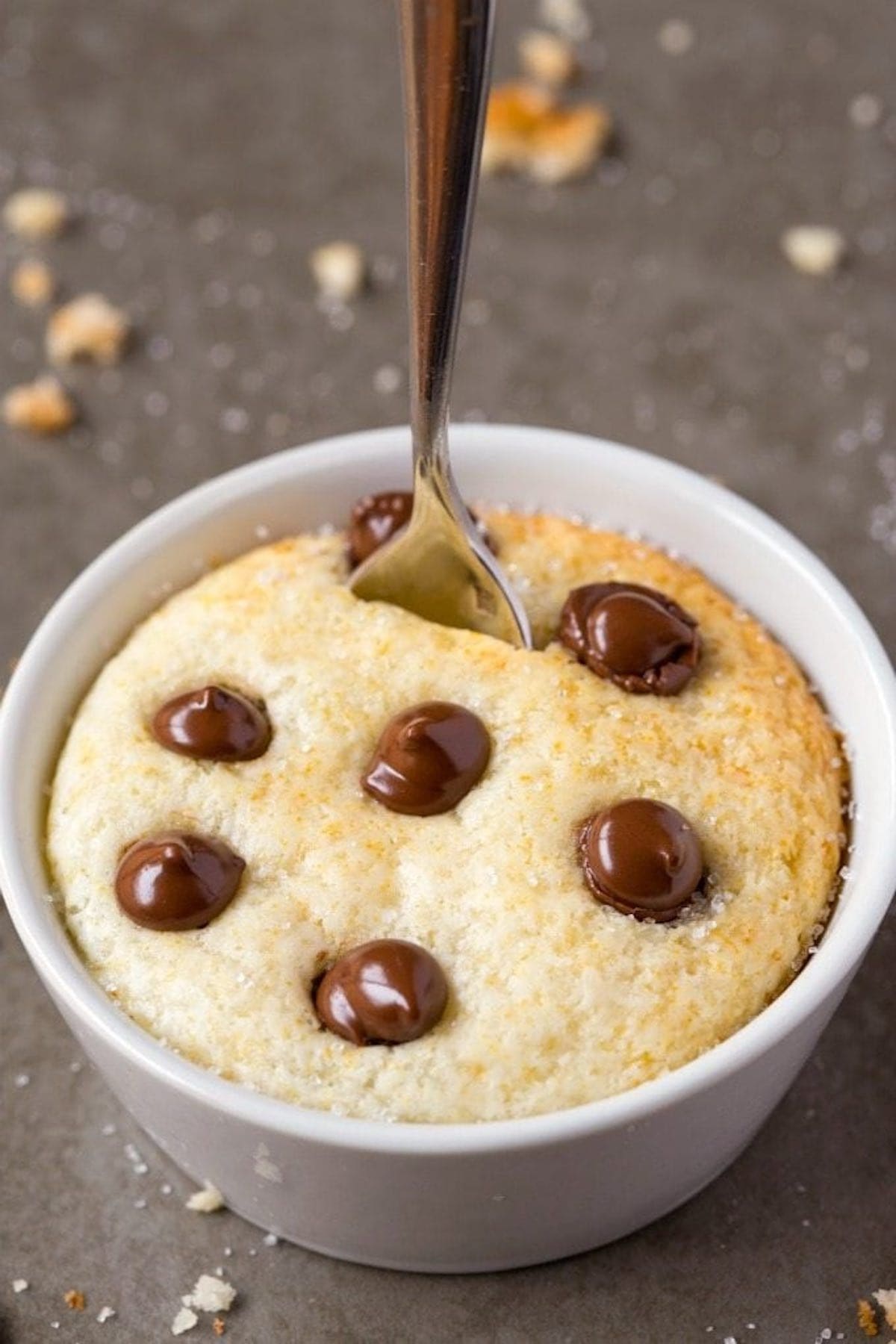 vanilla mug cake.