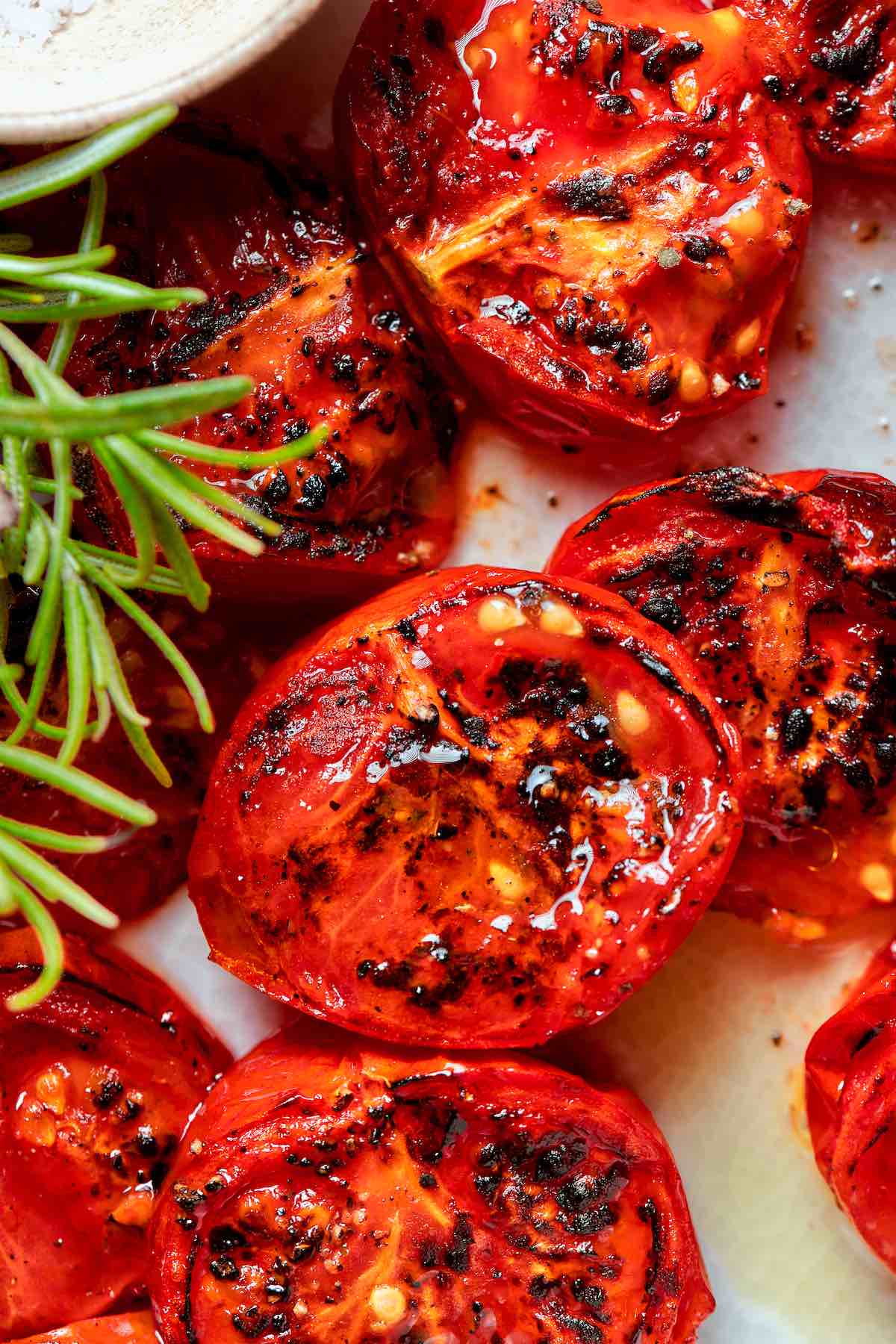 homemade fire roasted tomatoes.