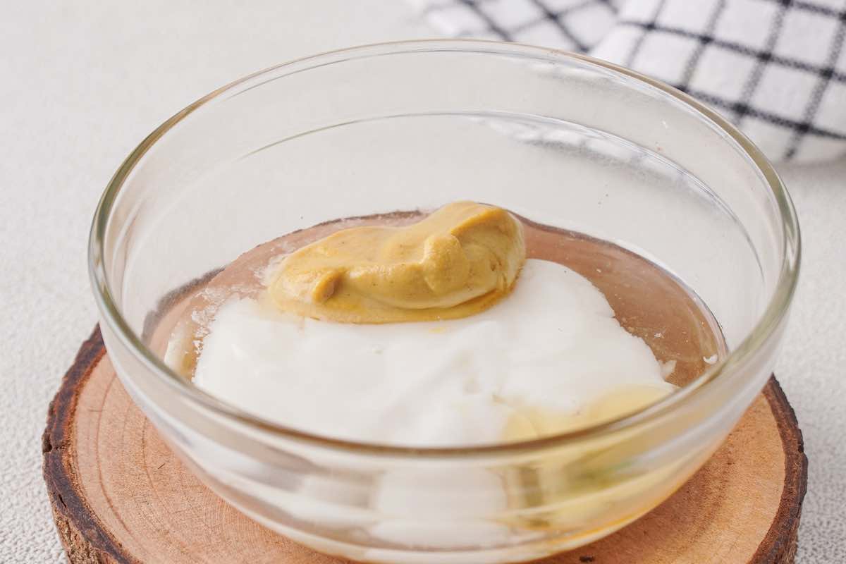 homemade asian salad dressing in a bowl.