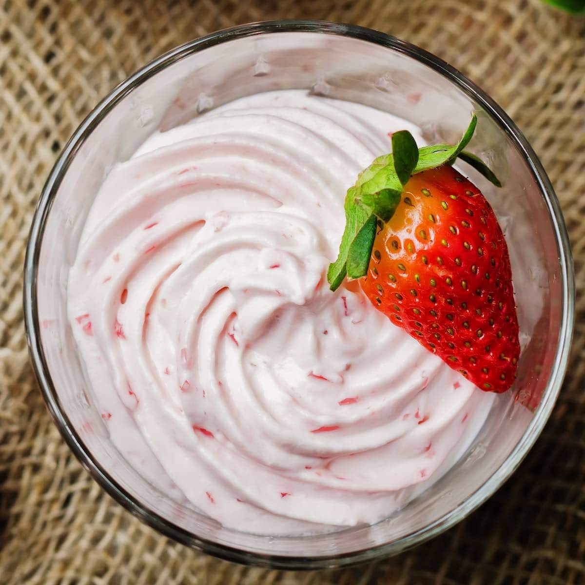 3-Ingredient Strawberry Mousse