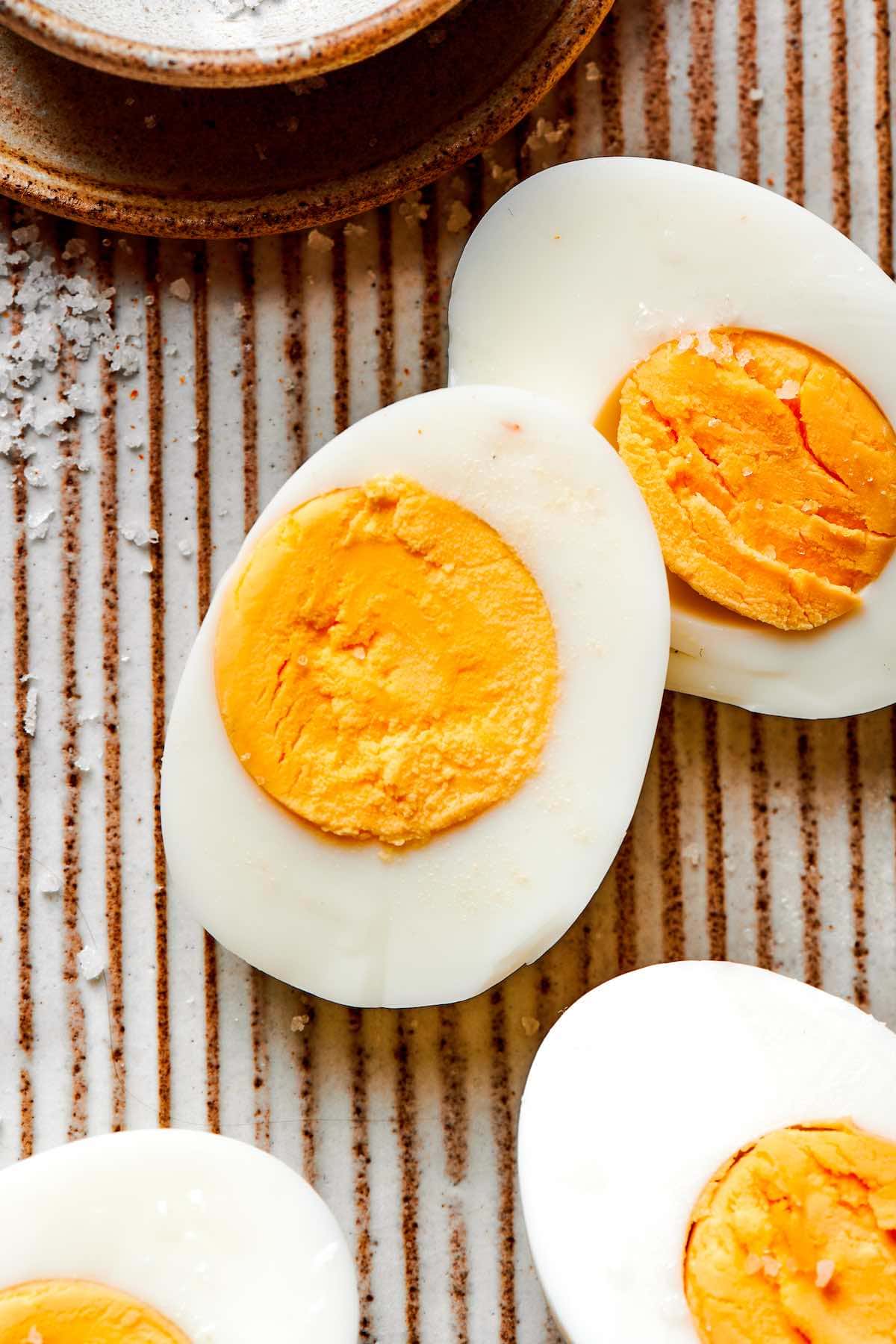 air fried hard boiled eggs.