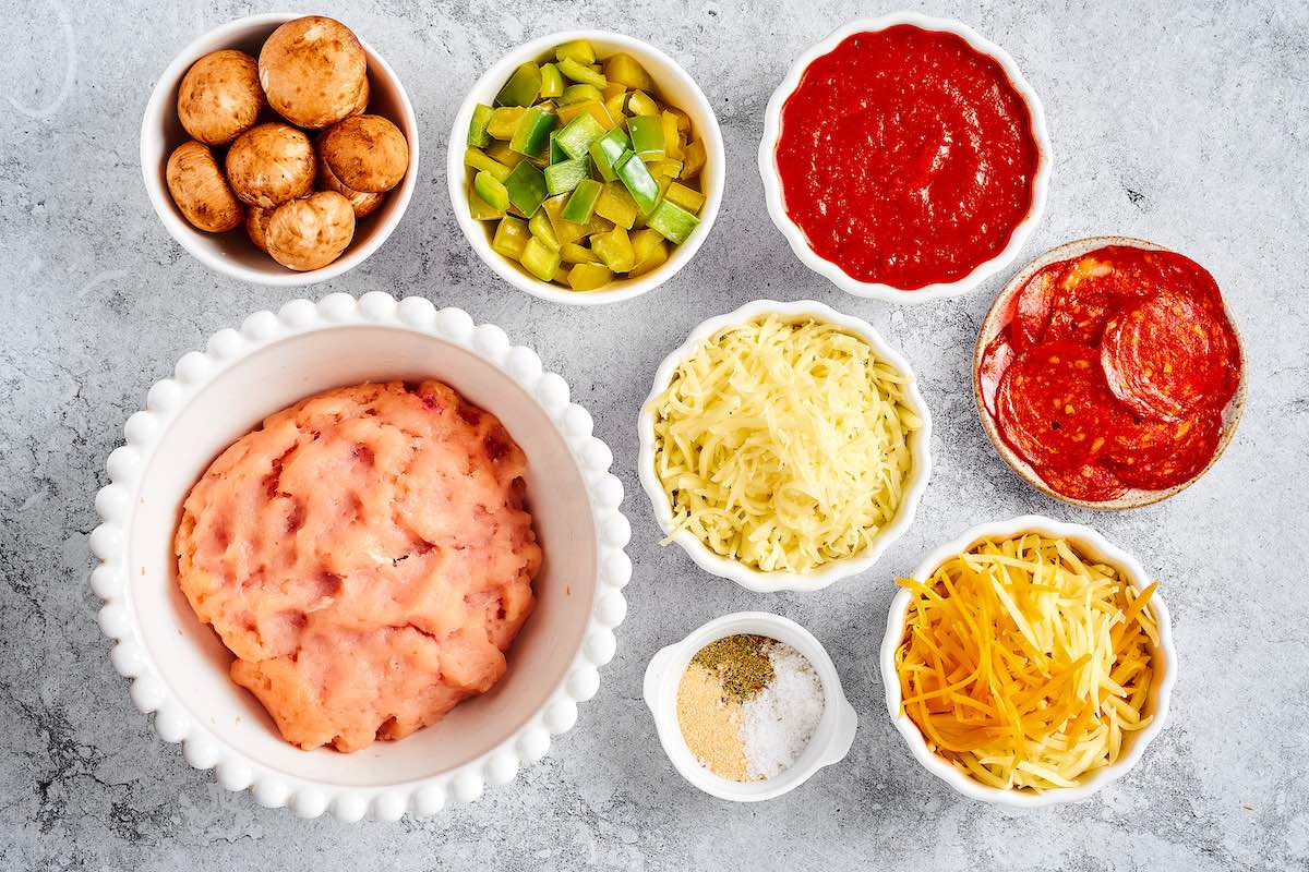 chicken crust pizza ingredients. 