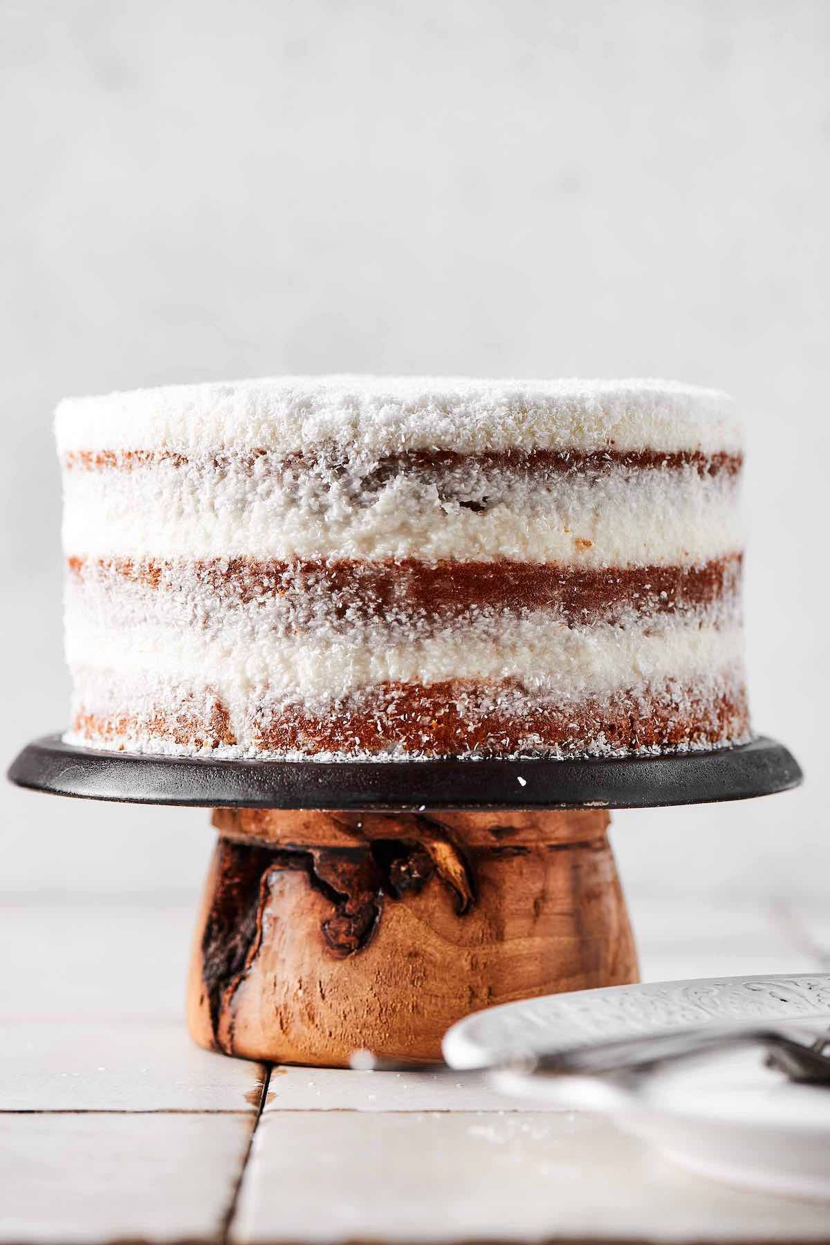 coconut layer cake.