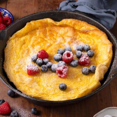 Dutch baby recipe.