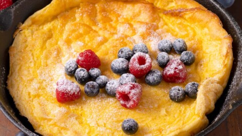 Dutch baby recipe.