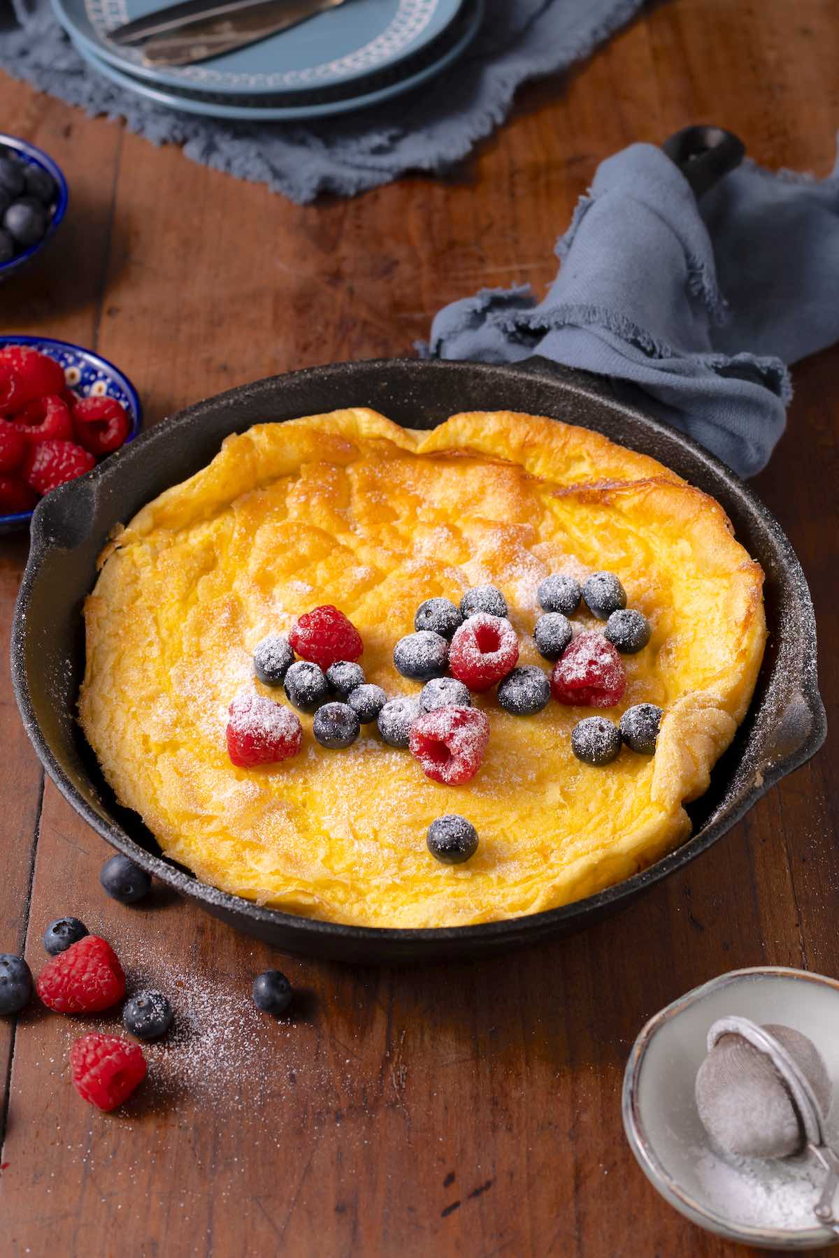 Dutch baby pancake.