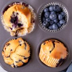 healthy blueberry muffins recipe.