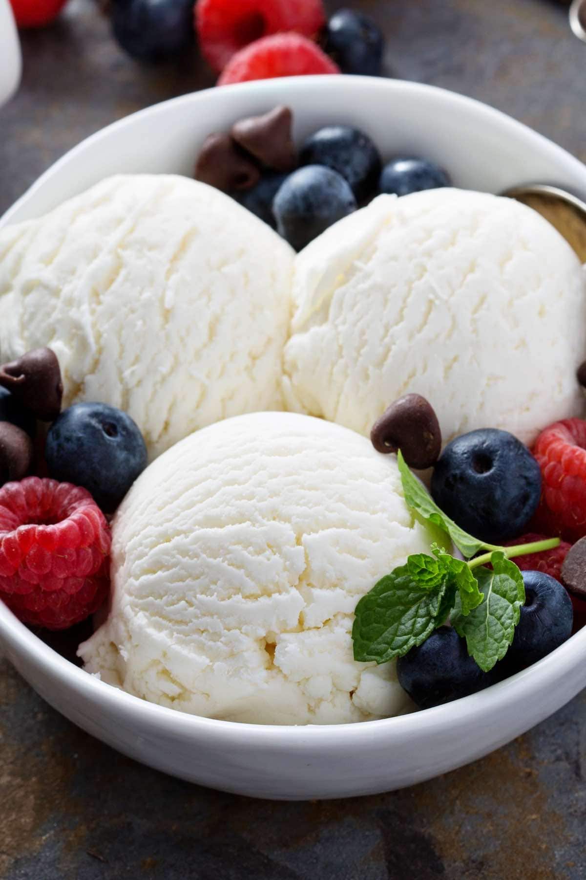 low carb ice cream.